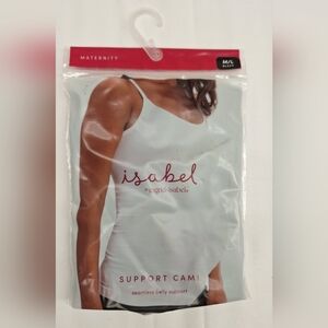 Isabel by Ingrid & Isabel Maternity Support Cami Black Size M/L NWT Seamless